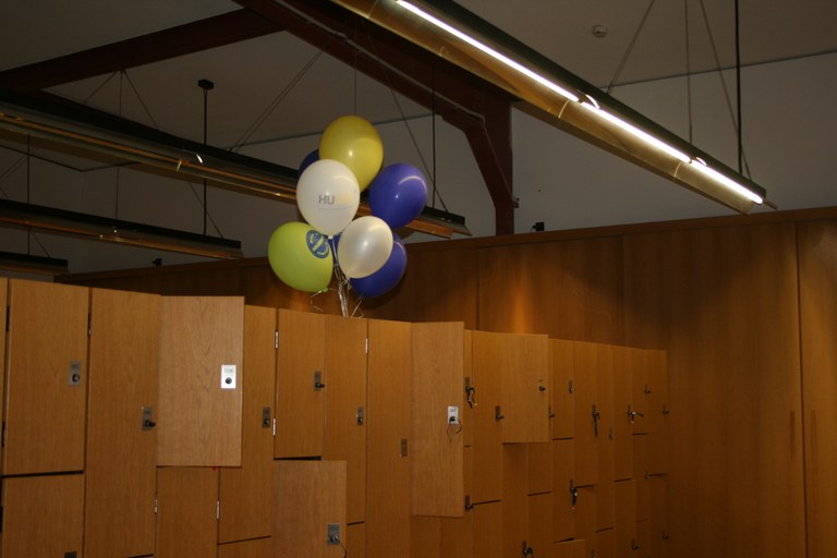 Gesicherte Luftballons