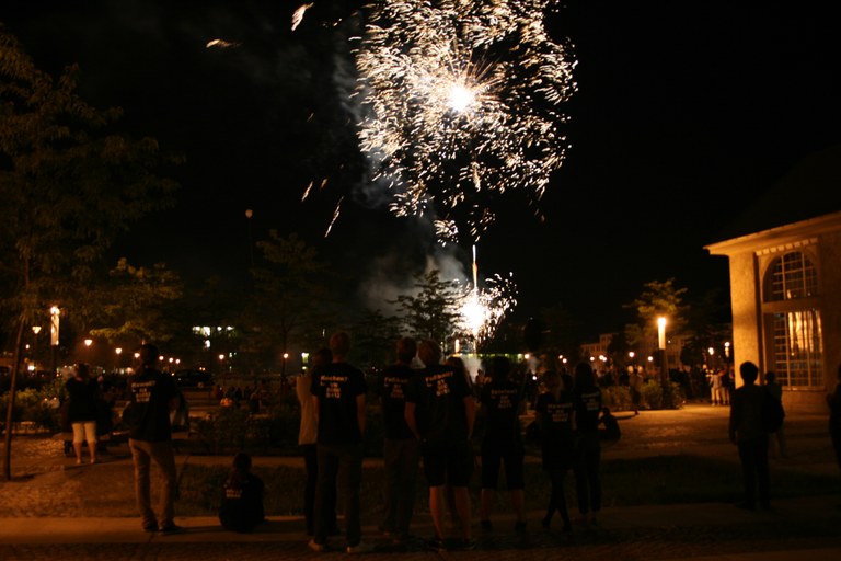 Feuerwerk zum Abschluß