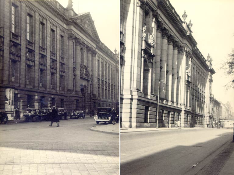 Buildings of the University Library of Humboldt University in Berlin: "Dorotheenstraße 81 outside" 1929 