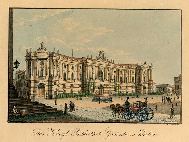 Buildings of the University Library of Humboldt University in Berlin: "Kommode" 1832