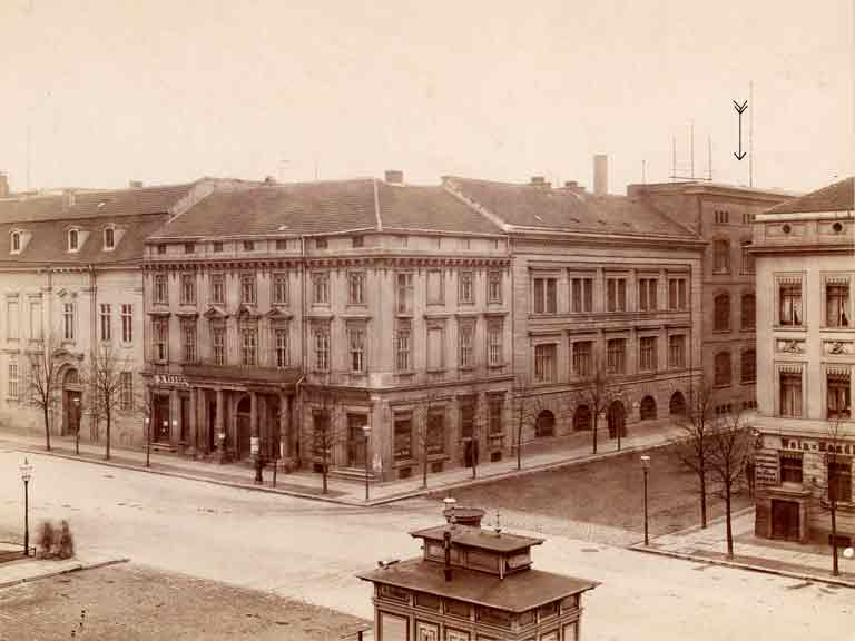 Buildings of the University Library of Humboldt University in Berlin: "Taubenstraße 29" 1854